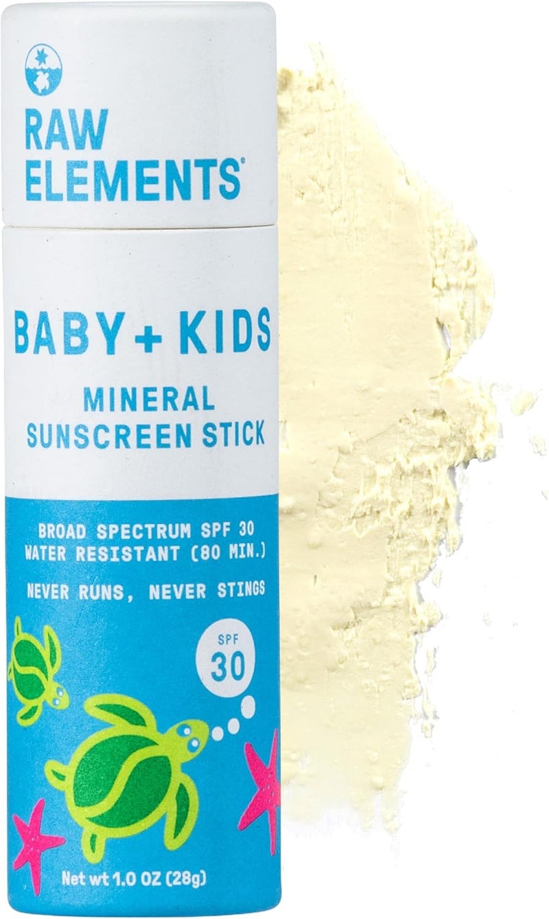 Raw Elements Baby + Kids SPF 30 Sunscreen Stick - Image 1