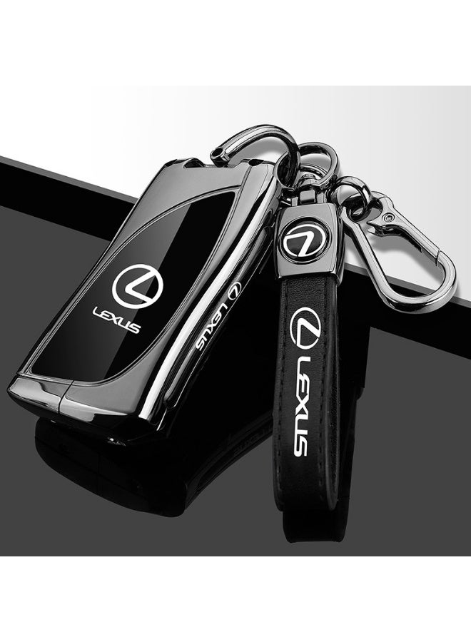 LEXUS Light luxury car key protection cover suitable for 2025 Lexus ES200, ES300H, RX350H, NX260, high-end metal material car key shell case - Image 1