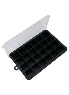 Ice Cube Trays, Easy-Release Silicone And Flexible 24-Ice Cube Trays with Spill-Resistant Removable Lid