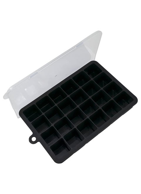 Ice Cube Trays, Easy-Release Silicone And Flexible 24-Ice Cube Trays with Spill-Resistant Removable Lid