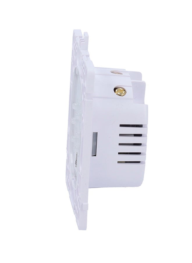 Ajax LightCore 2‑Gang Smart Light Switch – Wireless Touch Relay Module, No Neutral Wire, Energy Monitoring  - Image 1