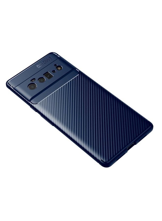 The Bros Case For Google Pixel 6 Pro Carbon Fiber Texture Shockproof TPU Case - Image 2