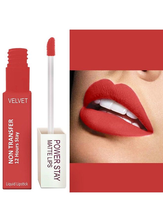 Forfor Power Stay Long Last Matte Lipstick Waterproof (12 Hrs Stay) - Image 2