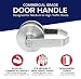 Lawrence Commercial Lever Door Lock Heavy Duty Locking Commercial Door Handle Keyed Entry Grade 2 Door Handle with Lock and Key Brushed Chrome Classroom Function Embassy Series - Image 2