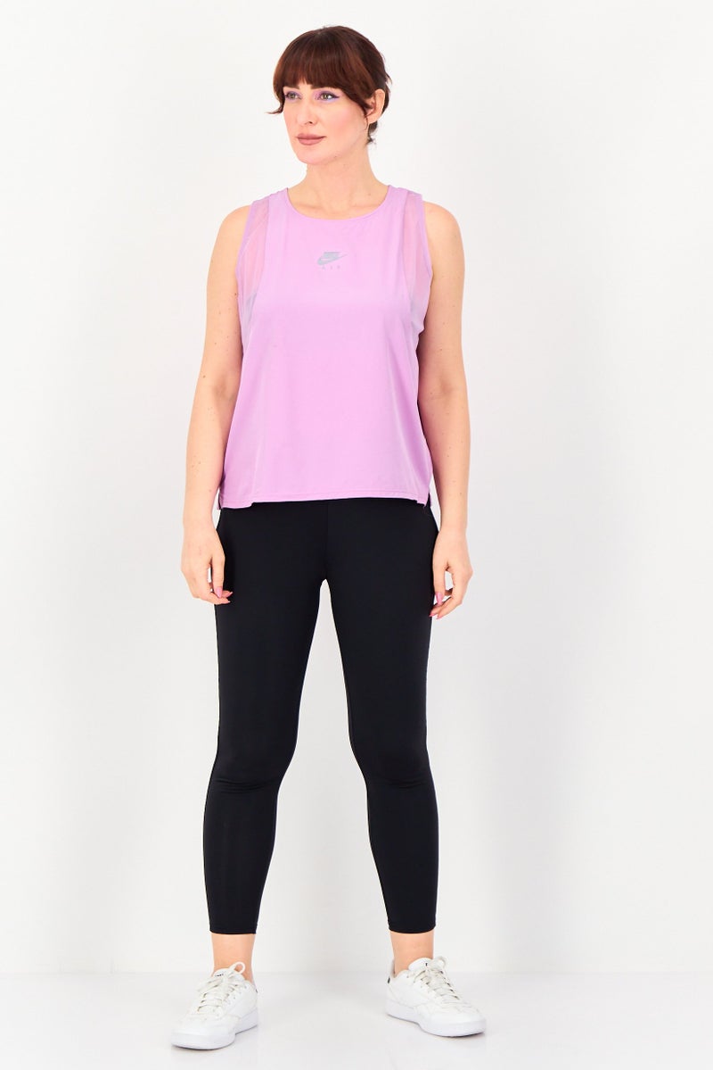 Nike Women Sportswear Fit Sleeveless Running Tank Top, Light Purple - Image 4