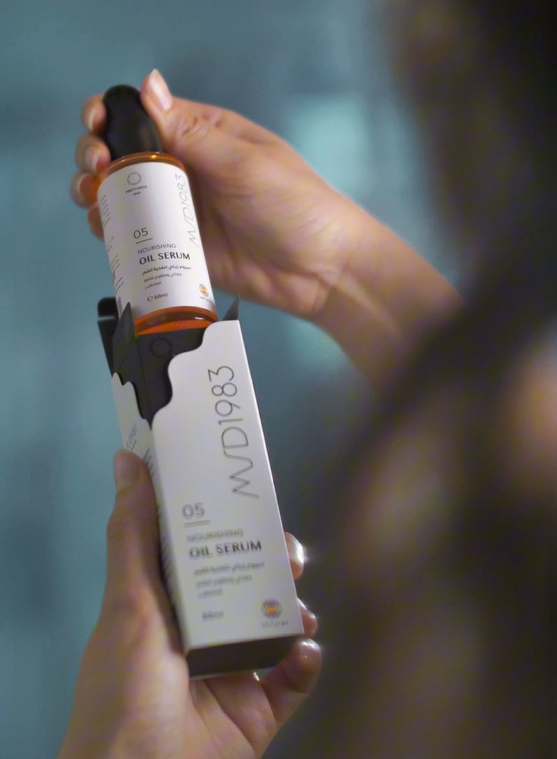 MSD1983 Moisturizing and Instant Shine Hair Serum – Heat Protection and Frizz Reduction – 50 ml - Image 3