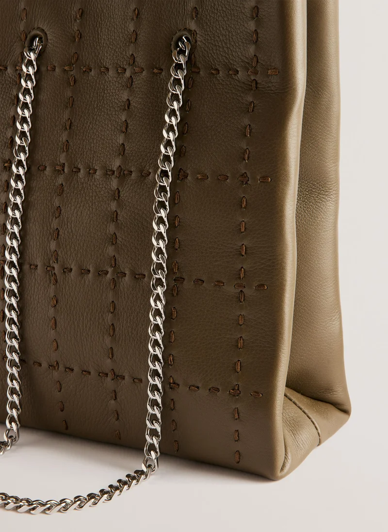 Ted Baker Stalia Stitch Detail Top Handle Tote