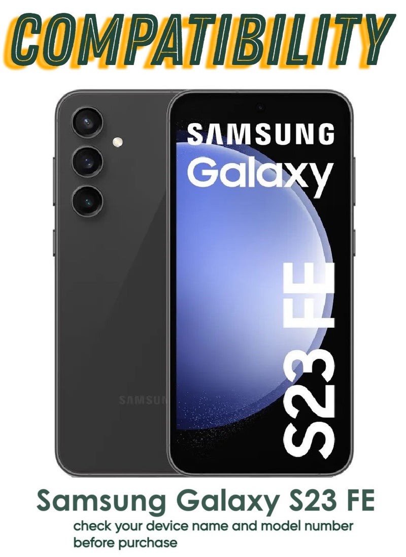 ACLIX 5 Pieces Antistatic ESD Dustproof Premium Quality High Definition Tempered Glass Screen Protector Designed For Samsung Galaxy S23 FE - Image 3