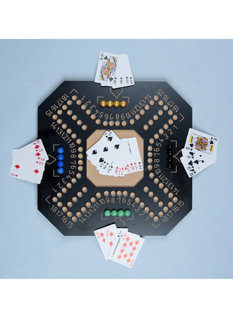 Strong Wooden Jackaroo game for strategic planning 40x40 cm Random Color  - Image 3