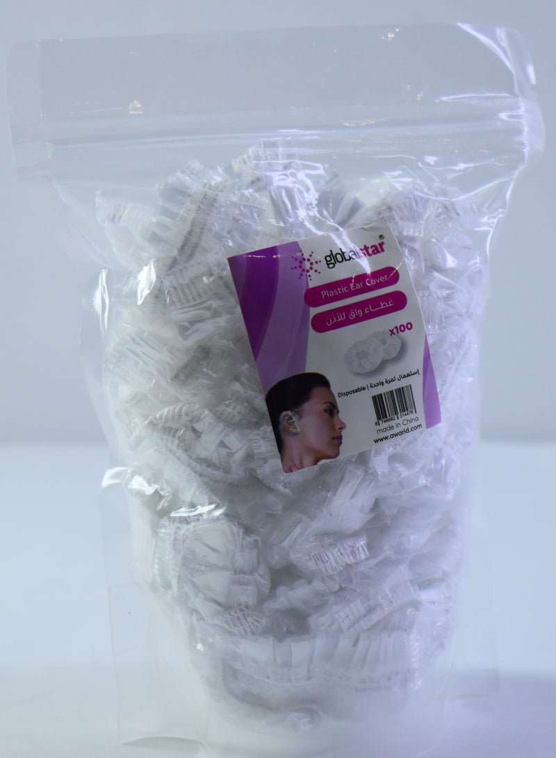 Global Star 100-Piece Disposable Ear Cover Caps - Image 3