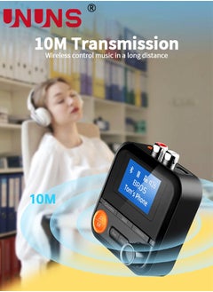 UNUNS Bluetooth Transmitter Receiver,Bluetooth 5.2 Transmitter With LCD Screen,5 EQ Effects,TF Card Plug-Play,Wireless Audio Adapter RCA 3.5mm AUX for TV/PC/Car/MP3/Speakers/Headset,BR05  - Image 5