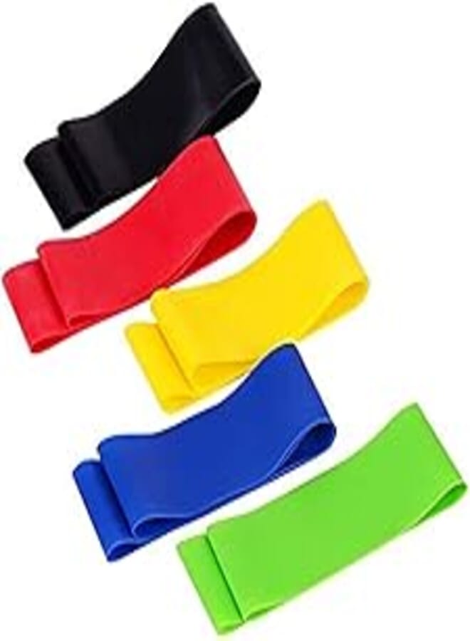 5PCS Resistance Band Set, Fitness Bands - with Door Anchor, Handles and Ankle Straps - Your Perfect Workout Bands for Resistance Training, Physical Therapy, Home Workouts