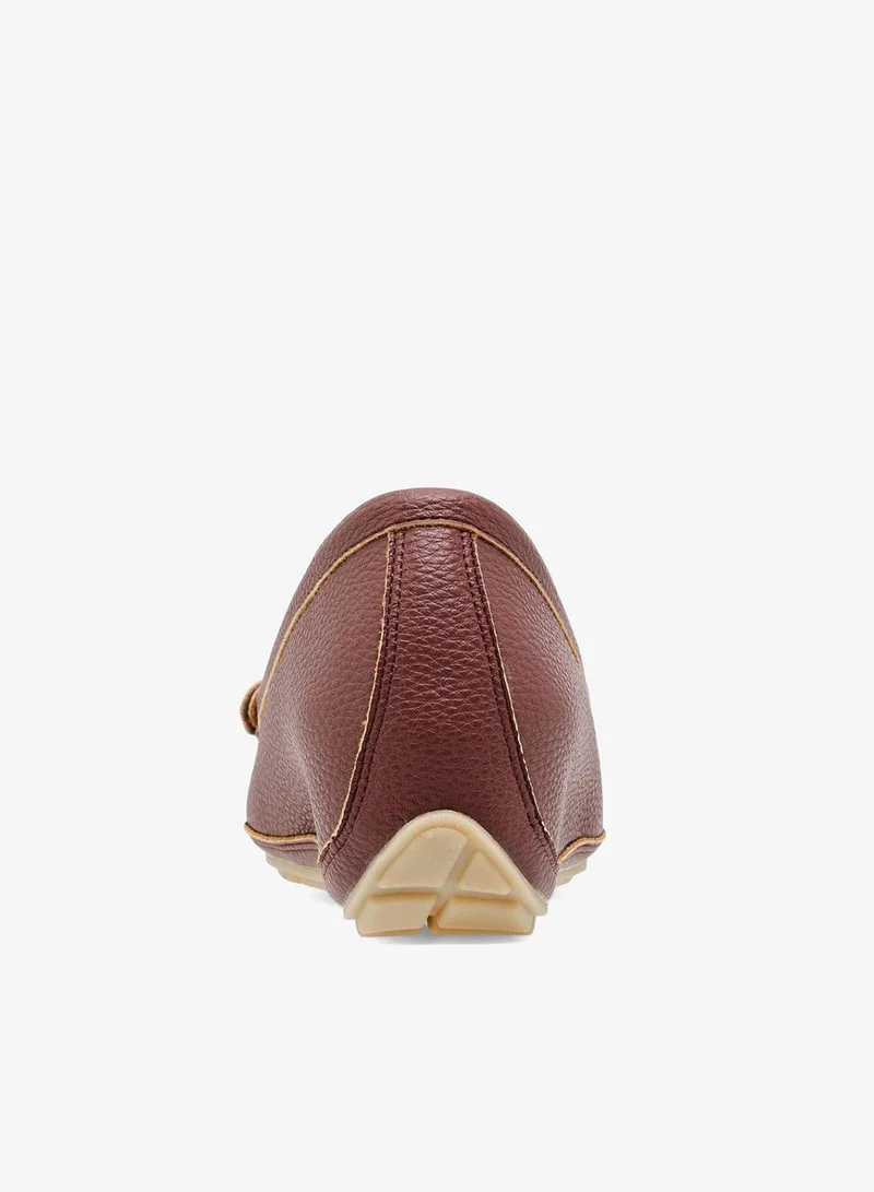Le Confort Metal Accent Comfort Loafers with Wedge Heels