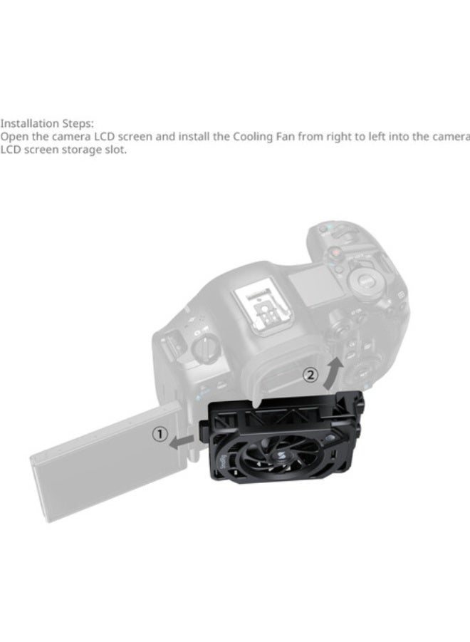 SmallRig Cooling Fan for Canon EOS R5 Mark II & R5 5063 - Image 5