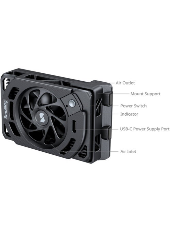 SmallRig Cooling Fan for Canon EOS R5 Mark II & R5 5063 - Image 4