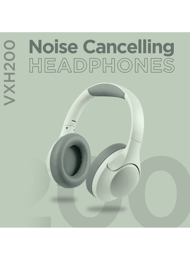 Volkano Active Noise Cancelling Headphones with Multiple Modes, Hi-Res Sound, 30-60H Playtime, Fast Charge, Soft Earcups, Bluetooth Headphones, Travel Green - Image 3