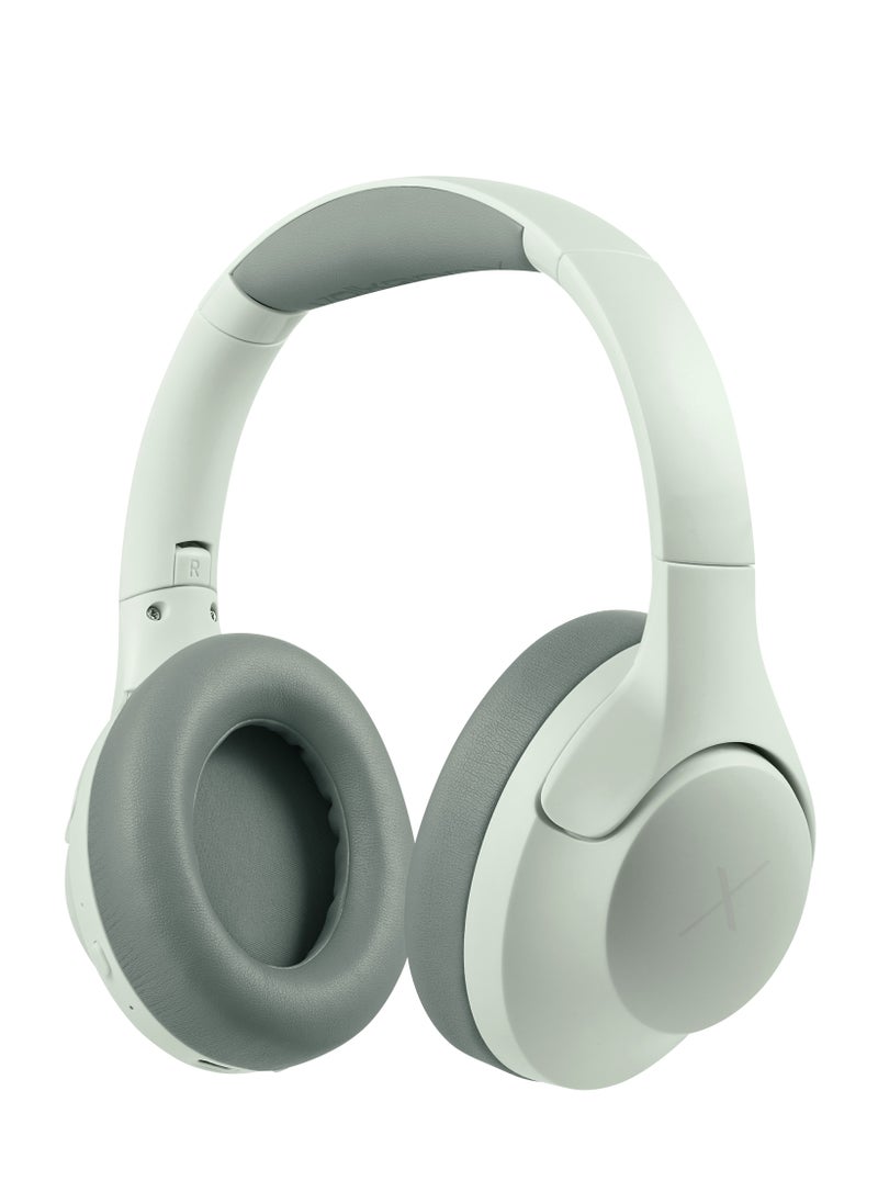 Volkano VolkanoX VXH200, Wireless Headphones, Bluetooth Headphones Bluetooth 5.3Driver40mm, Playtime 60h, Over 89dB Noise Cancel, Hi-Fi Audio Sound Earphone, USB-C Charging, Color Light Green  - Image 1