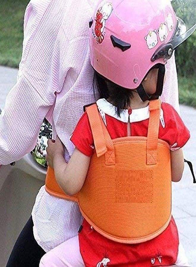 ATETO Adjustable Kids Vehicle Safety Harness Strap for Two Wheeler/Bike/Horseback Riding | Baby Safety Belt | Carry Belt for Baby (Set of 1) - Image 2