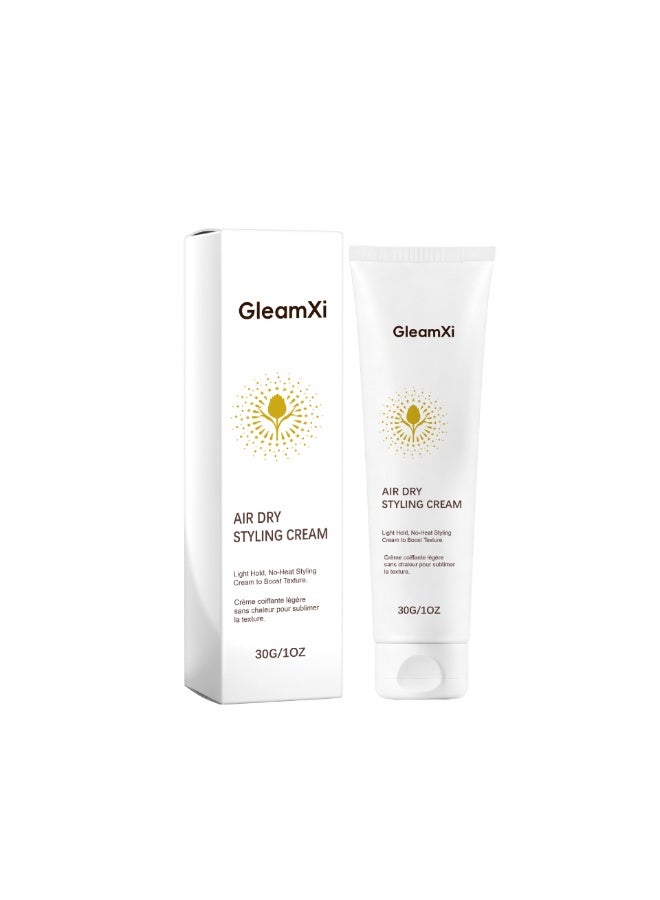 Air Dry Styling Cream | Light-Hold, Reduce Frizz, Weightless Finish | Non-Toxic, Cruelty-Free, Clean Haircare - Image 1