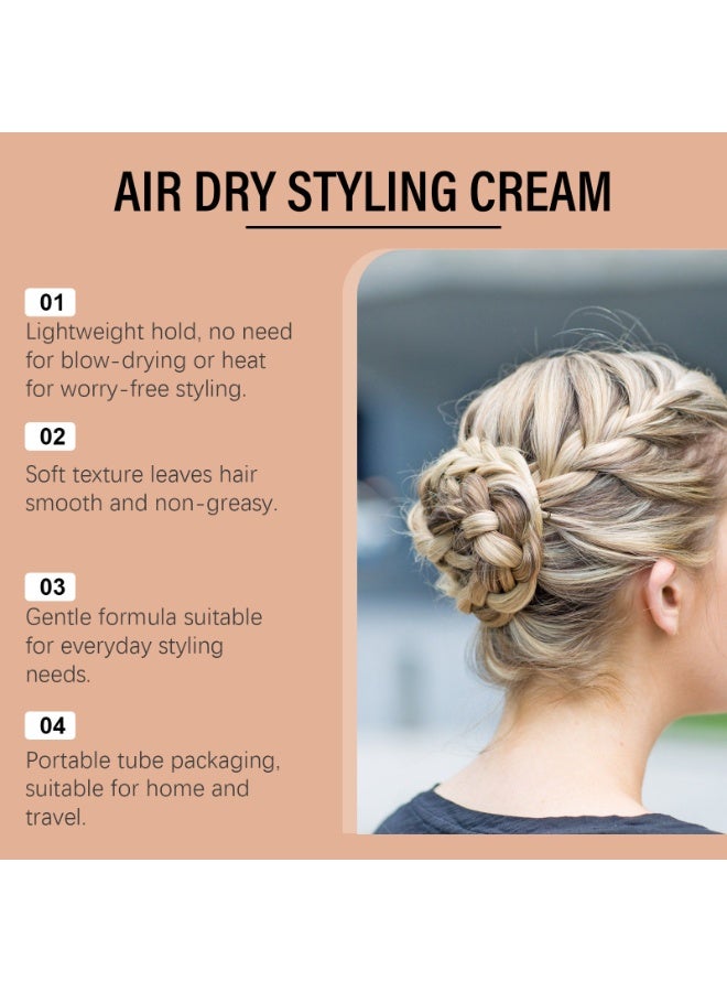 Air Dry Styling Cream | Light-Hold, Reduce Frizz, Weightless Finish | Non-Toxic, Cruelty-Free, Clean Haircare - Image 5