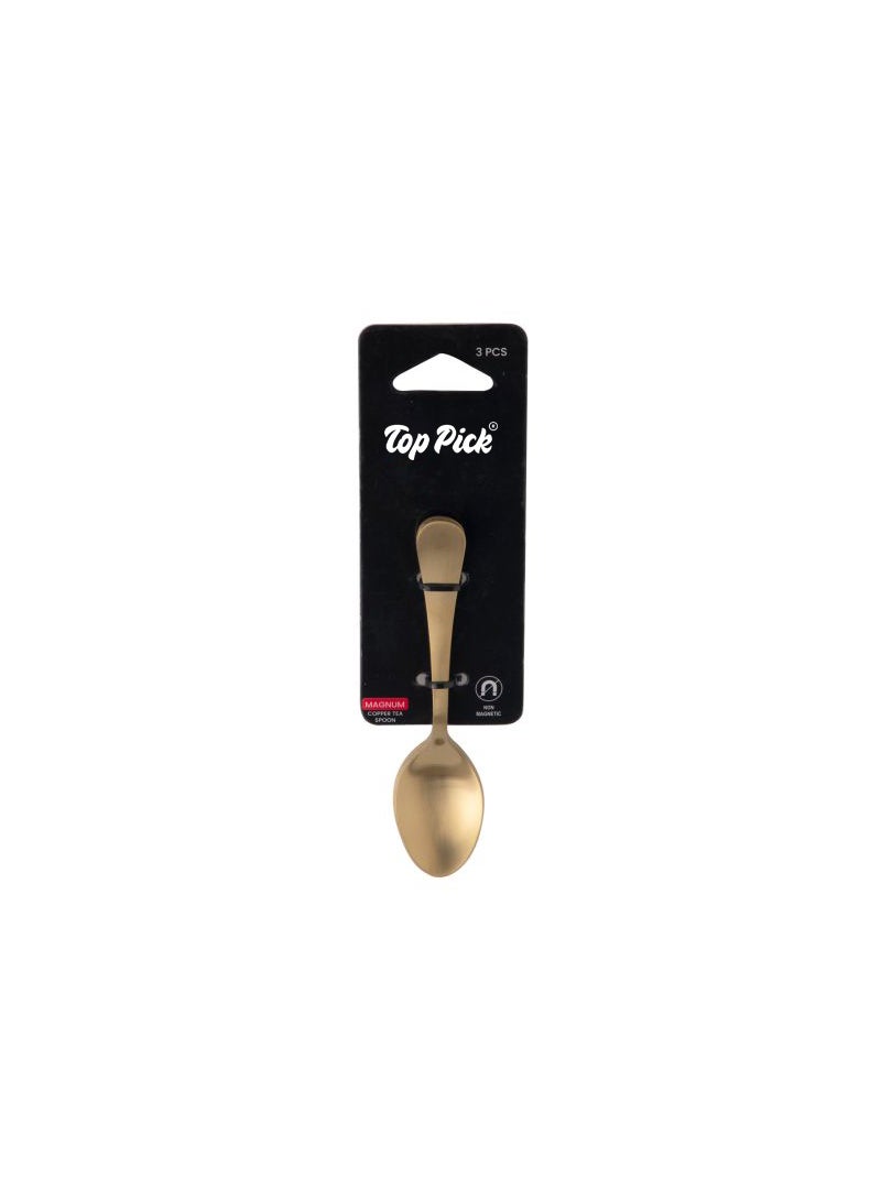 Copper Tea Spoon Km0112 3Pc Pack Magnum