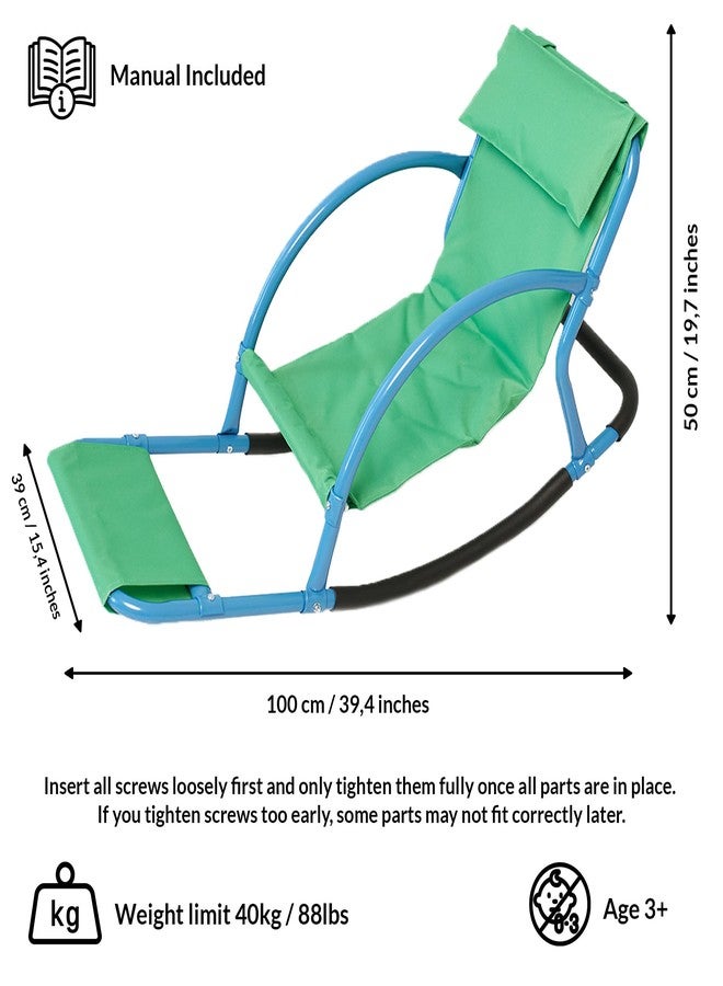 ODOXIA Kids Sensory Rocking Chair | Sensory Floor Rocker | Special Needs Chair for Child | Autism Equipment, Ages Toddler, Teeter, Totter - Image 4