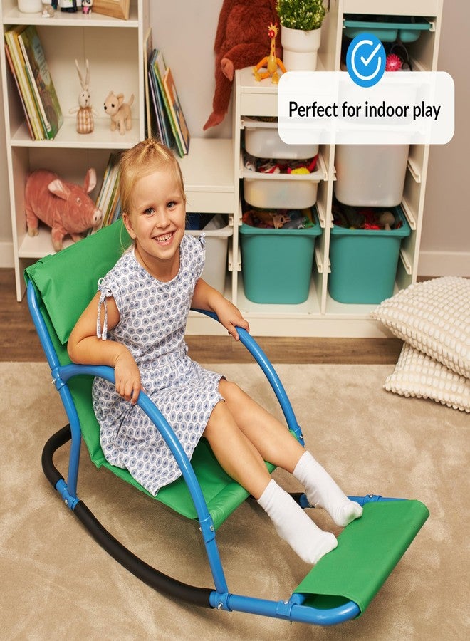 ODOXIA Kids Sensory Rocking Chair | Sensory Floor Rocker | Special Needs Chair for Child | Autism Equipment, Ages Toddler, Teeter, Totter - Image 2