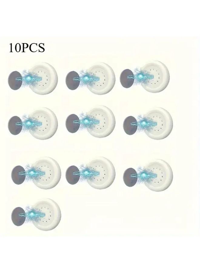 10pcs Heavy Duty Magnetic Hooks Strong Adhesive Cups Damage Free Hanging For Home Office - Image 1