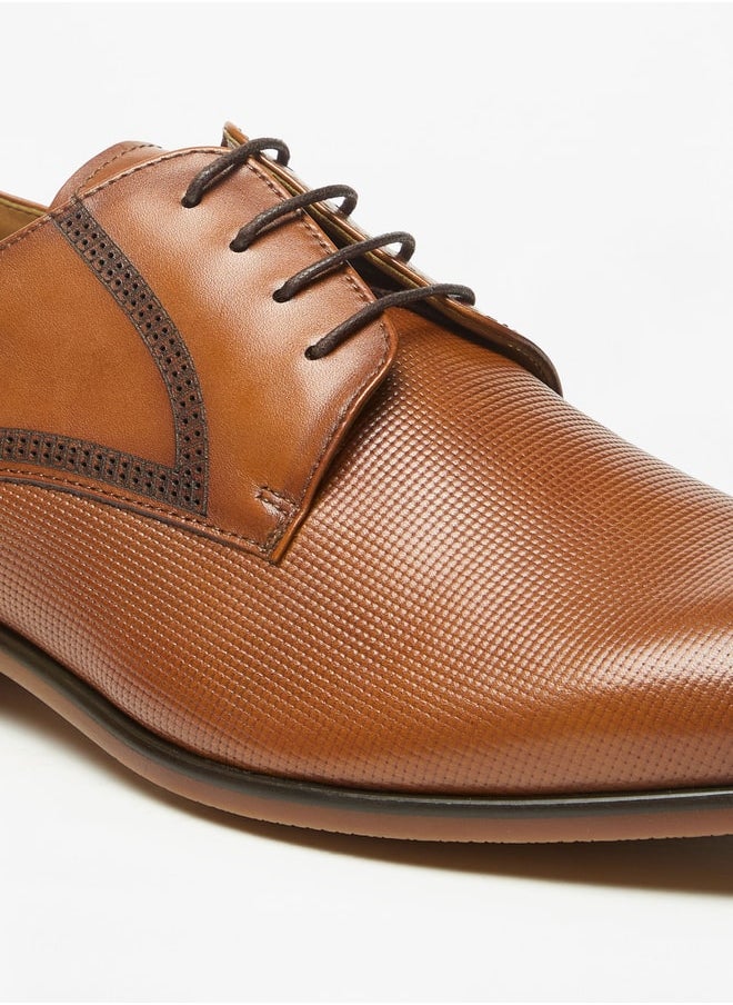 DUCHINI Men's Derby Shoes with Lace-Up Closure  - Image 5