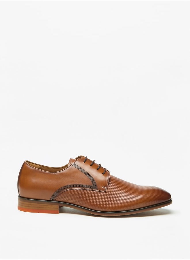DUCHINI Men's Derby Shoes with Lace-Up Closure  - Image 3