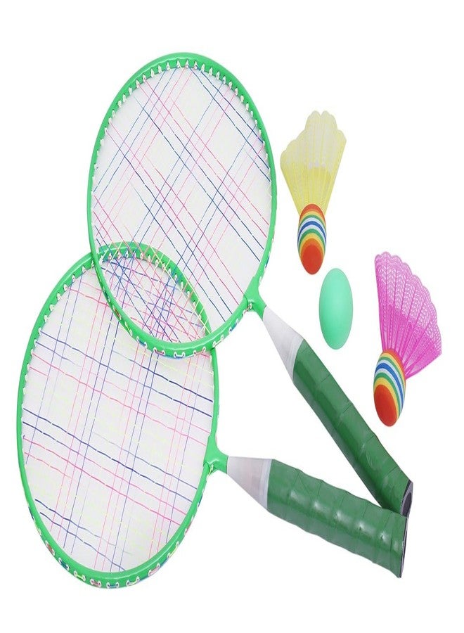 Space Enterprises Badminton Racket, One Carry Bag with Perfect Grip with 2 X Nylon Shuttlecock & 1 Ball - Image 1