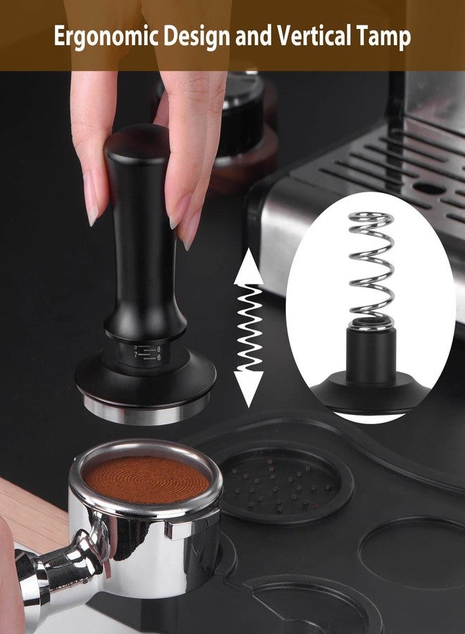 Attsky 51mm Espresso Tamper, Coffee Tamper for Espresso Machine, Espresso Tamp with Spring Loaded Tamper, Depth-adjustable Espresso Hand Tampers 51mm - Image 3