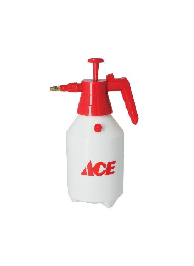 ACE Durable Handy Plastic Pressure Sprayer with Adjustable Nozzle White and Red 1.5 L SX-5073-3R  - Image 2