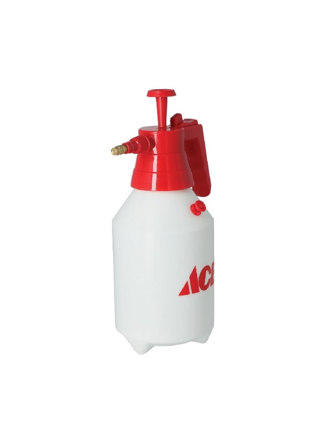 ACE Durable Handy Plastic Pressure Sprayer with Adjustable Nozzle White and Red 1.5 L SX-5073-3R  - Image 1