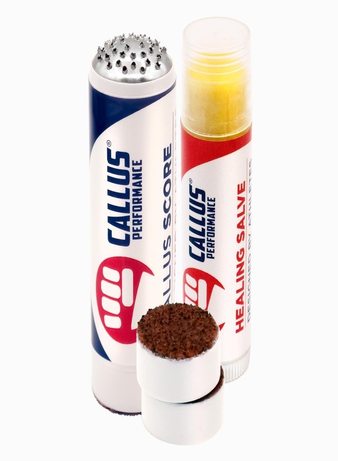 Callus Performance Callus Score, Healing Salve & 2 Smoothers - Ultimate Precision Hand Callus Remover | Prevents Ripping | Smoother for Athletes, Weightlifters & Gym Enthusiasts | Solution for Dry, Rough Hands & Fingers - Image 1