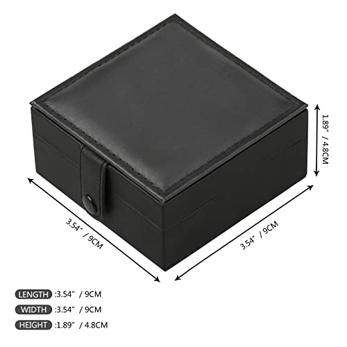 TREEWETO Luxury PU Leather Pocket Watch Box Display Storage Case - Image 5