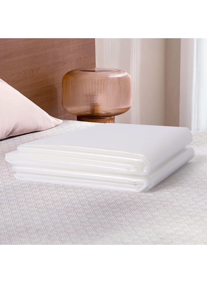 Generic - 2 Pack Full Twin Mattress Bag Clear Mattress Storage Bag Mattress Bag For Disposal Twin Mattress Plastic Cover For Moving - Image 1