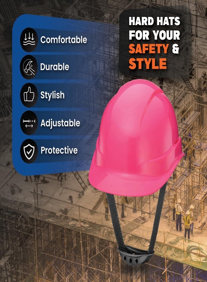 Acerpal Updated Cap Hard Hat, Pink, Padded, OSHA Construction Safety Approved Hardhats, Hard Hats for Men, Cascos De Construccion Helmet. - Image 2