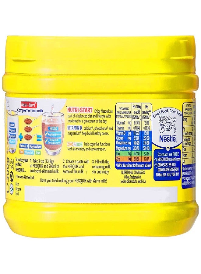 Nestlé Nesquick Chocolate Flavoured Drink, 2 X 300 G - Image 3