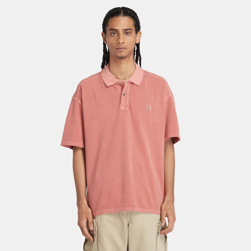 Men's Garment Dye Polo Shirt