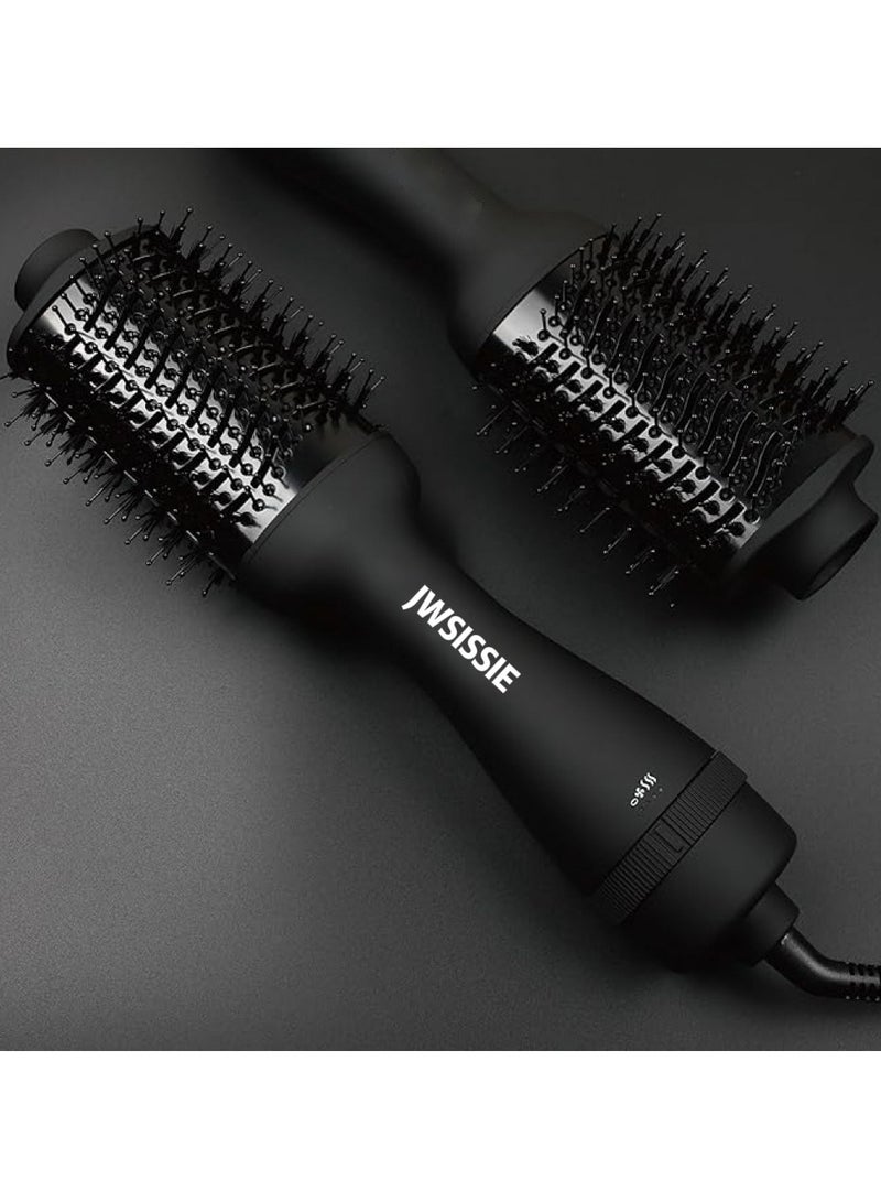 JWSISSIE Hair Dryer Brush Blow Dryer Hair Dryer and Styler Hot Air Brush 3 in 1 Black Volumizer with Negative Ion 1200W - Image 4