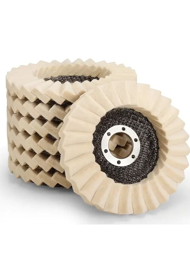 115مم 45 بوصة عجلة تلميع اللباد لطاحونة الزاوية متينة للمعادن الخشب الحجر - Image 3