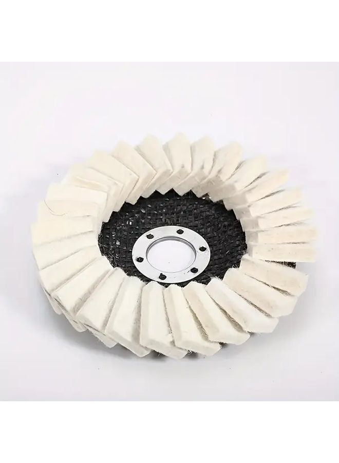 115مم 45 بوصة عجلة تلميع اللباد لطاحونة الزاوية متينة للمعادن الخشب الحجر - Image 1