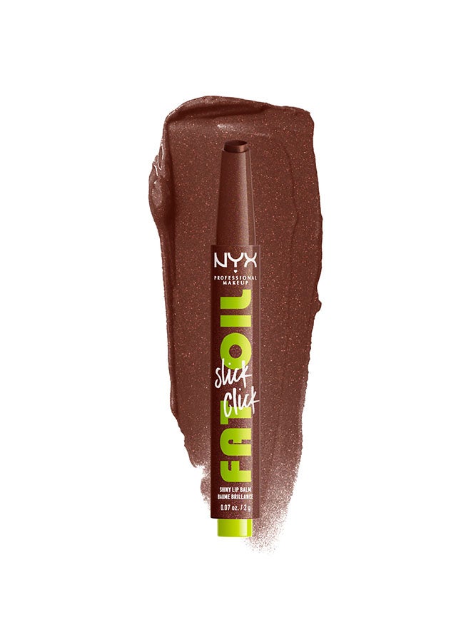 NYX PROFESSIONAL MAKEUP Fat Oil Slick Click Shiny Lip Balm - Trending Topic - Image 1