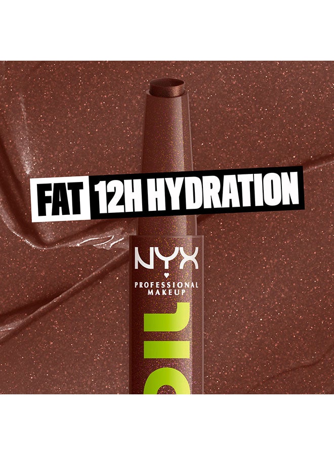 NYX PROFESSIONAL MAKEUP Fat Oil Slick Click Shiny Lip Balm - Trending Topic - Image 5