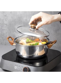 Bukela Stainless Steel Cookware Set 12-Piece | Multi-Purpose Steel Cookware with Removable Handles | Stainless Cooking Set for All Stovetops & Dishwasher Safe  - Image 5