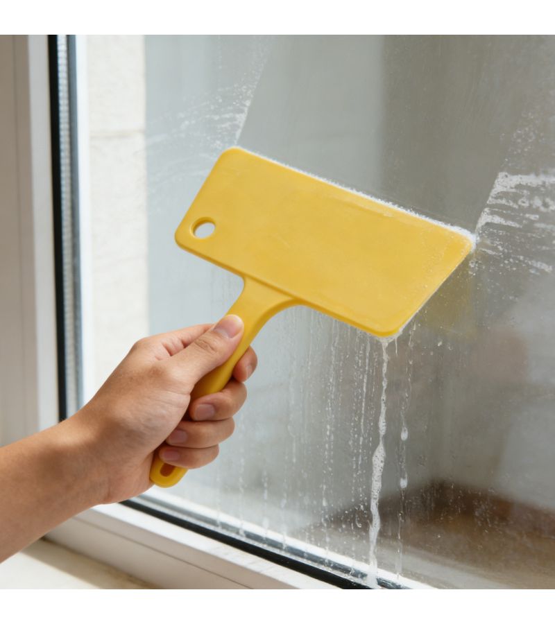Flexible Plastic Scraper 6 Pieces Non Scratch Window Cleaner For Glass Tiles And Countertops - Image 4