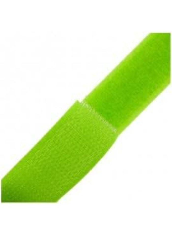 Generic Colorful Scotch Nylon Hook and Loop Tape without Glue Magic Tape for Sew on Accessory Belts (Light Green)  - Image 1