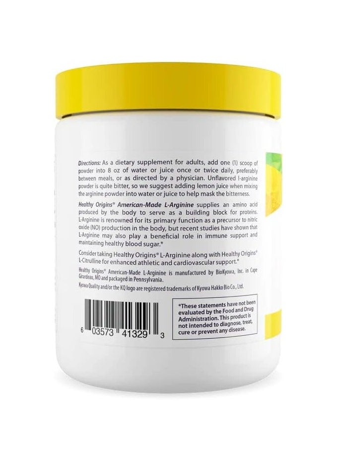 Healthy Origins - L-Arginine, Supports Muscle Health and Circulatory Health, Dietary Supplement Gluten Free, Muscle Support), 10.6 Oz (300 g) - Image 1