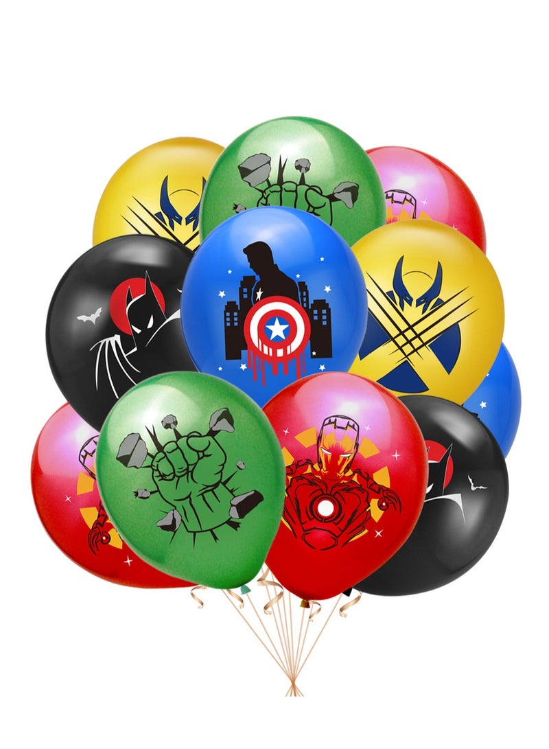 Spiderman Superhero League Birthday Party Decoration Set Happy Birthday Banner Bunting Cake Decorating Topper Balloons For Boys Girls Birthday Decoration - Image 4